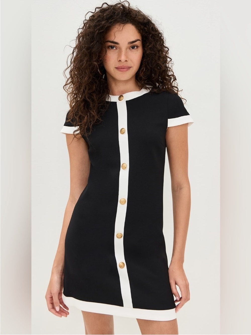 New Alice + Olivia Coley Button Front Mini Dress size 4